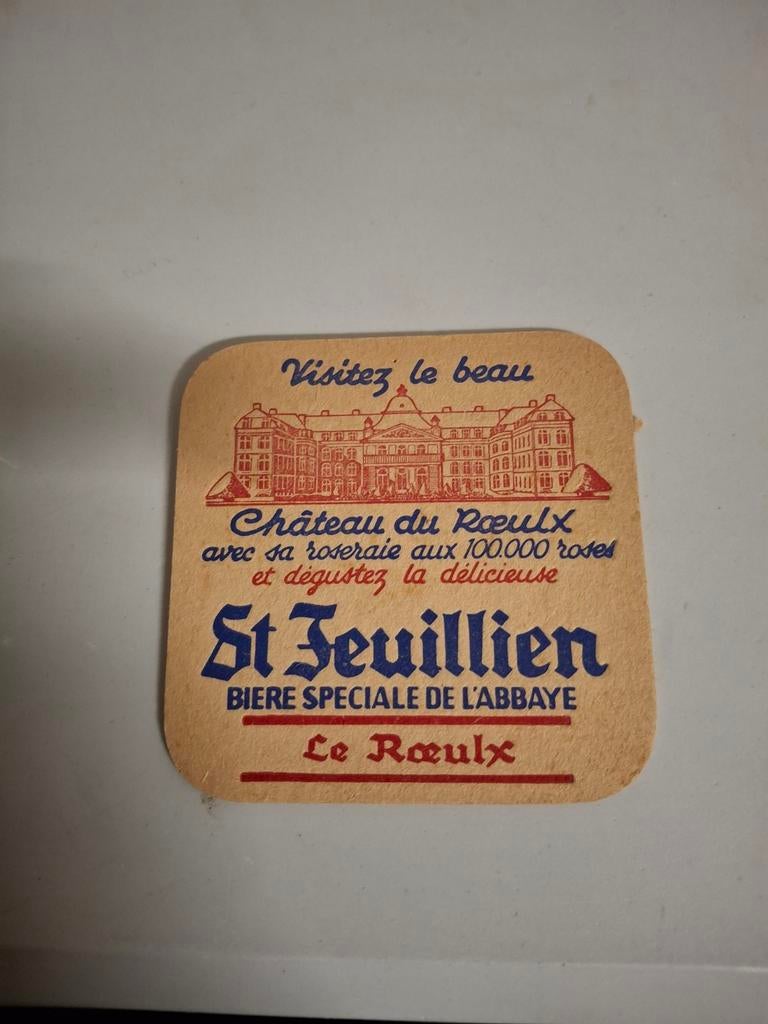 Ancien tapis à bière St Feuillien, Enlèvement ou Envoi