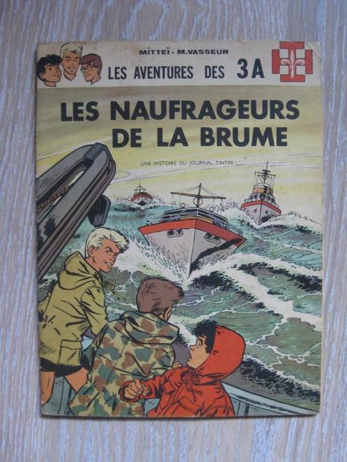 Les 3 A "Les Naufrageurs de la brume" Ed.O 1966, Boeken, Stripverhalen, Gelezen, Eén stripboek, Ophalen of Verzenden