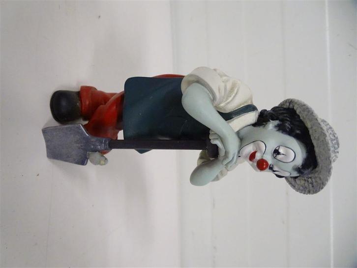 A6483. Gilde Clown: Clown met shovel, Verzamelen, Beelden en Beeldjes, Gebruikt, Ophalen of Verzenden