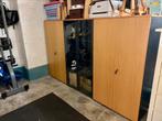 Archiefkast, Huis en Inrichting, Kasten | Roldeurkasten en Archiefkasten, Ophalen, Gebruikt, 100 tot 150 cm, Glas