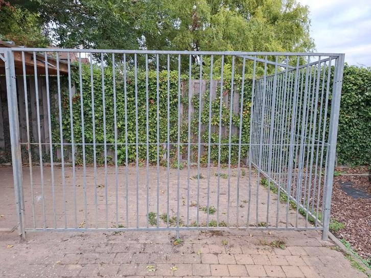 kennelpanelen en dak, Dieren en Toebehoren, Hondenhokken, Gebruikt, Ophalen
