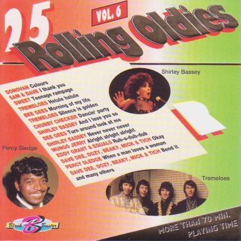 25 Rolling Oldies Vol. 6, CD & DVD, CD | Pop, Comme neuf, Enlèvement ou Envoi
