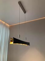 Hanglamp - LED - goud/zwart, Huis en Inrichting, Gebruikt, Metaal, Ophalen