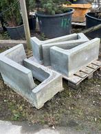 Diverse betonnen L-stenen 80 en 100cm hoog, Ophalen, Nieuw, 50 cm of meer, Beton