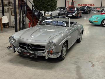 Mercedes-Benz SL-Klasse 190 SL - Top condition 190 SL / top, Autos, Oldtimers & Ancêtres, Cuir, Argent ou Gris, Achat, 105 ch