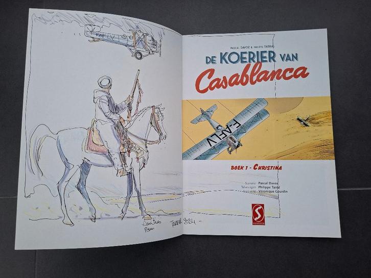 De koerier van Casablanca 1+dédicace (SC), Boeken, Stripverhalen, Nieuw, Ophalen of Verzenden