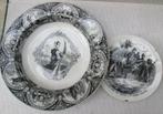 Assiette ancienne St Catherine + assiette Napoléon, Antiquités & Art, Enlèvement ou Envoi