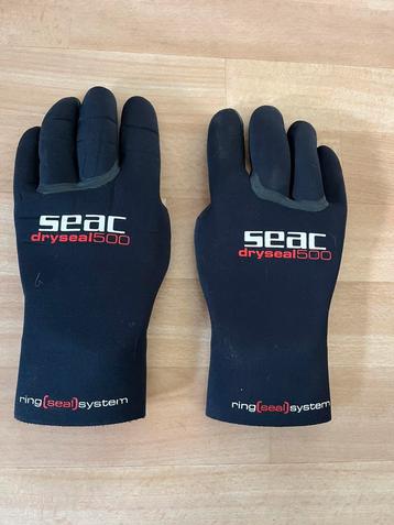 Neopreen duikhandschoenen - maat M- seac dry seal 500 beschikbaar voor biedingen