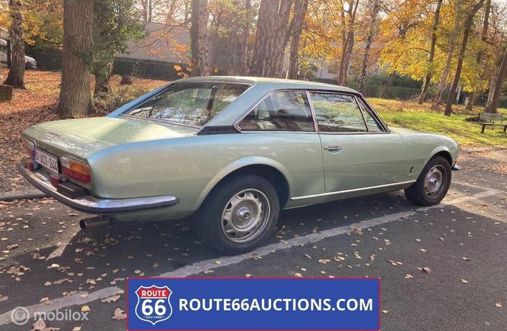 Peugeot 504 Coupe | 1979 | Route 66 Auctions, Auto's, Oldtimers, Bedrijf, Te koop, Peugeot, Benzine, Overige carrosserie, Handgeschakeld