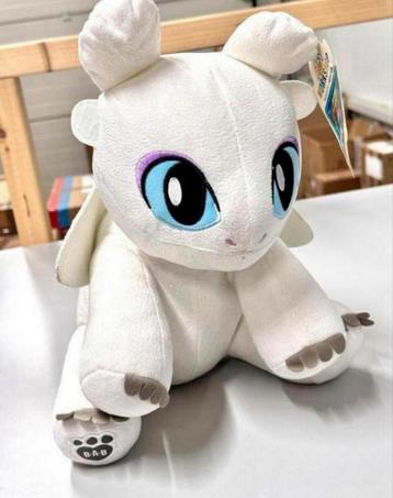 How To Train Your Dragon Build A Bear Light Fury BAB 35cm beschikbaar voor biedingen