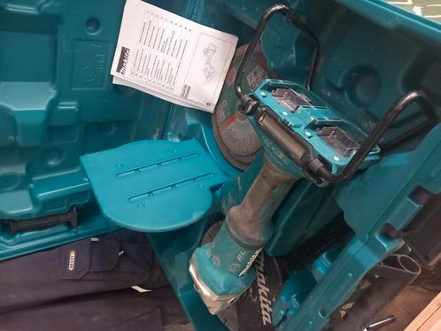 Makita draadloze grote slijper(DGA900)+metabo diamant schijf, Doe-het-zelf en Bouw, Gereedschap | Slijpmachines, Zo goed als nieuw