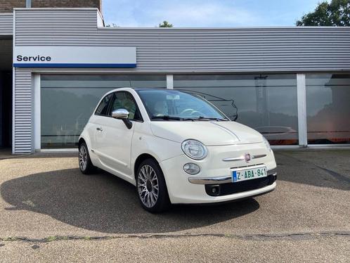 Fiat 500 1.2i Lounge- Aut Airco-Pano dak-Leder- Parkeerhulp, Auto's, Fiat, Bedrijf, Te koop, ABS, Airbags, Airconditioning, Bluetooth