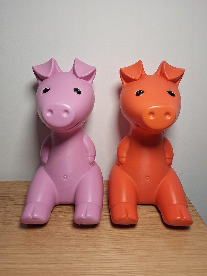 Vintage Ikea spaarpotjes Gullgris, Verzamelen, Spaarpotten, Gebruikt, Dier, Kunststof, Ophalen of Verzenden