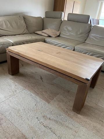 Salontafel massief eik beschikbaar voor biedingen