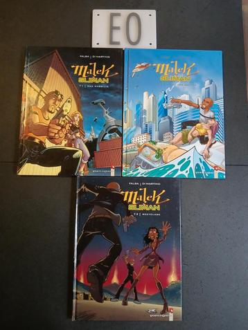Lot de 3 bd malek sliman 1 à 3,EO (série complète) beschikbaar voor biedingen