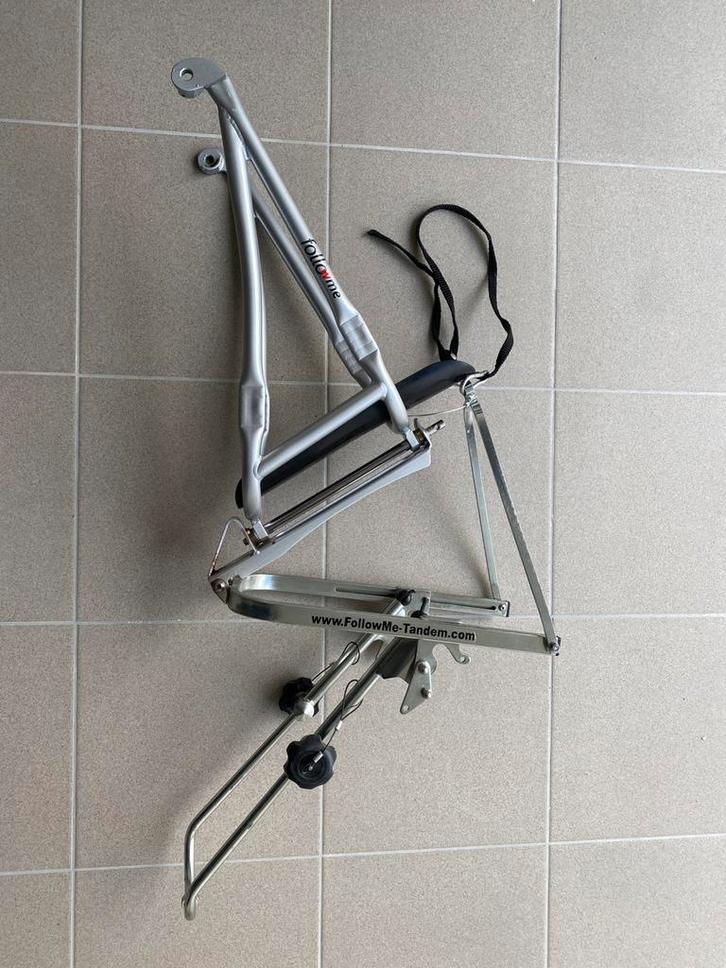 Follow me tandem (fietskoppeling ouder-kind), Fietsen en Brommers, Fietsaccessoires | Fietsenrekken, Gebruikt, Ophalen
