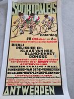 Originele affiche wielrennen Antwerpen 1933, Ophalen of Verzenden, Zo goed als nieuw