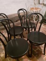 Zwart bistro stoelen 4stuks Ikea, Huis en Inrichting, Stoelen, Gebruikt, Zwart, Ophalen