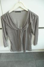 Bloes grijs roze cirkels (K725), Taille 38/40 (M), Cassis Collection, Gris, Enlèvement ou Envoi