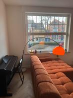 Retro vintage lamp oranje, Ophalen, Kunststof, Gebruikt, Retro mid century