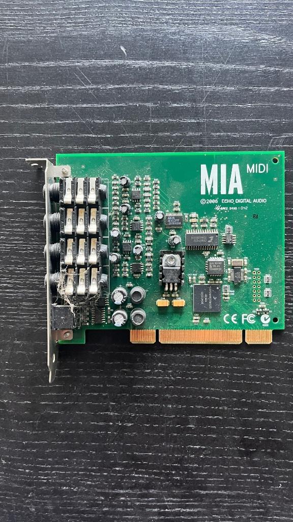 High end MIDI geluidskaart MIA, Computers en Software, Geluidskaarten, Gebruikt, Intern, Ophalen of Verzenden