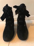 Zwarte botjes in leder of daim, Enlèvement, Comme neuf