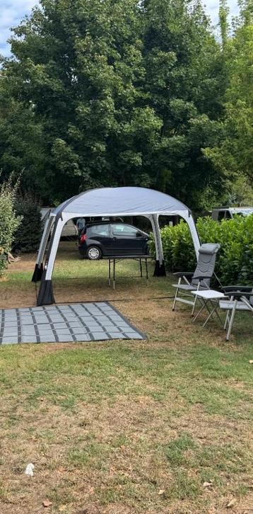 Shelter opblaasbaar 365x365 compleet met zijwanden, Enlèvement, Comme neuf