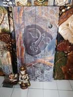 tableau en bois représentant bouddha 150x80 cm, Enlèvement ou Envoi, Neuf