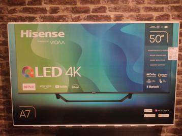 Hisense 50A72KQ 50 inch 126cm Qled 4K Ultra HD Smart TV  beschikbaar voor biedingen