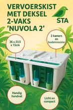 Vervoerskist met deksel 2-vaks "NUVOLA 2" (NZ85) sta, Dieren en Toebehoren, Ophalen, Nieuw