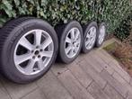 Borbet alu velgen met Hankook winterbanden 215x60x17 / 96H, Auto-onderdelen, Banden en Velgen, Ophalen, Gebruikt, Banden en Velgen