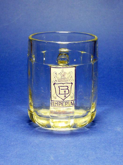 Beker BI Imperial Anderlecht Brussel, Verzamelen, Biermerken, Gebruikt, Pul(len), Ophalen of Verzenden