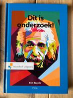Ben Baarda - Dit is onderzoek!, Boeken, Studieboeken en Cursussen, Ophalen of Verzenden, Zo goed als nieuw, Ben Baarda