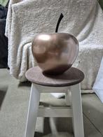 tafeldecoratie bronzen appel groot, Huis en Inrichting, Ophalen, Zo goed als nieuw