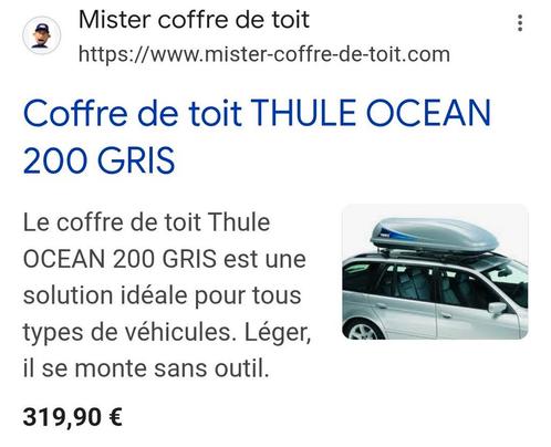THULE Ocean 200 dakkoffer 450L eenmalig gebruikt, Auto diversen, Dakkoffers, Gebruikt, Ophalen
