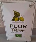 Assiette en émail « Pure » La trappe, Enlèvement ou Envoi, Comme neuf, Panneau, Plaque ou Plaquette publicitaire, La Trappe