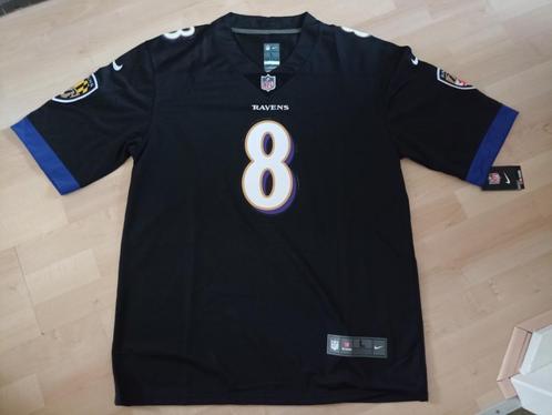 Baltimore Ravens Jersey Jackson maat: L, Kleding | Heren, Sportkleding, Nieuw, Overige typen, Maat 52/54 (L), Zwart, Verzenden