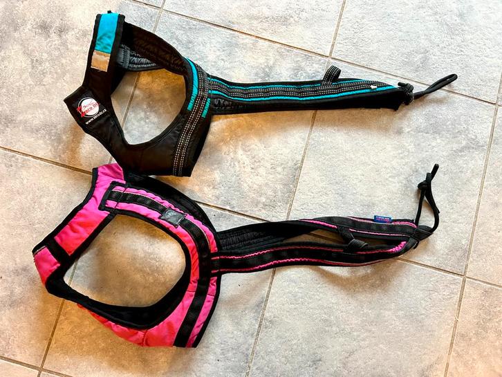 Zero DC Faster Canicross Harnas – S (Blauw) & M (Roze), Dieren en Toebehoren, Honden-accessoires, Zo goed als nieuw, Ophalen