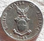 PHILIPPINES/U.S. ADMIN. : 10 CENTAVOS 1944 D KM181 XF ARGENT, Envoi, Asie du Sud Est, Monnaie en vrac, Argent
