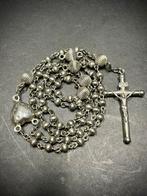 Chapelet ancien en argent - argent hollandais - env. 45 cm, Enlèvement ou Envoi