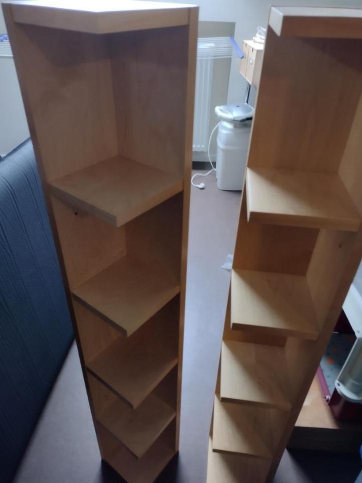 Houten cd rekken, Huis en Inrichting, Woonaccessoires | Cd- en Dvd-rekken, Gebruikt, Cd's of Dvd's, Hout, Ophalen