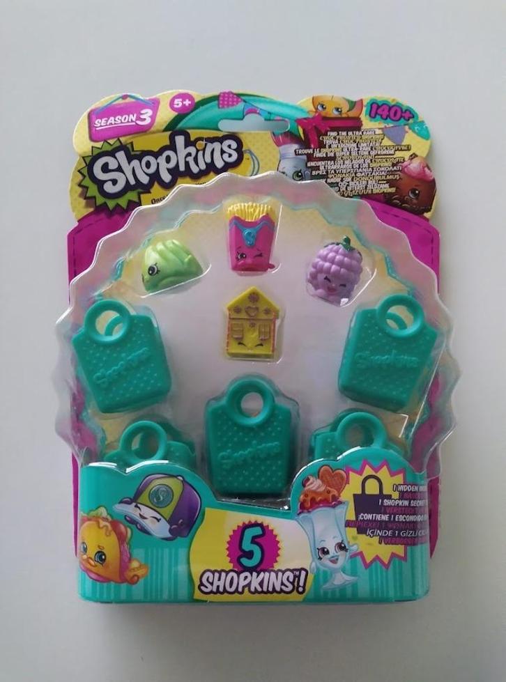Leuke Giochi Preziosi - Season 3 - 5 Shopkins - Nieuw, Kinderen en Baby's, Speelgoed | Poppen, Nieuw, Overige typen, Ophalen of Verzenden