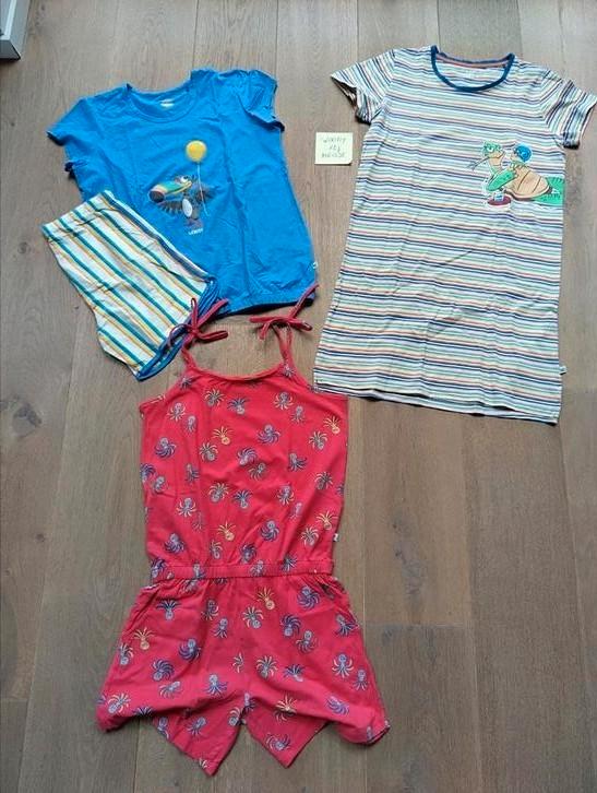 Zomerpyjama's Woody maat 12j meisje, Kinderen en Baby's, Kinderkleding | Kinder-kledingpakketten, Zo goed als nieuw, Maat 152