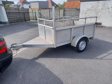 Aanhangwagen volledig in aluminium  beschikbaar voor biedingen
