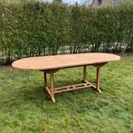 NIEUW: Liquidatie Teaktafel van 240 cm voor binnen en buiten, Tuin en Terras, Tuintafels, Ophalen, Nieuw, Ovaal, Teakhout