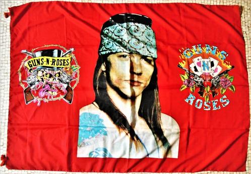 Guns 'N Roses - Flag with Axl Rose's portrait - [1980'ies], Cd's en Dvd's, Vinyl | Hardrock en Metal, Zo goed als nieuw, Ophalen of Verzenden
