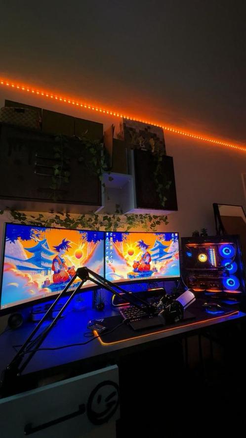 Setup gamer complet, Computers en Software, Monitoren, Zo goed als nieuw, DisplayPort, Gaming, IPS, HD, Ophalen of Verzenden