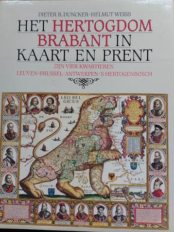 Hertogdom Brabant in Kaart en Prent beschikbaar voor biedingen