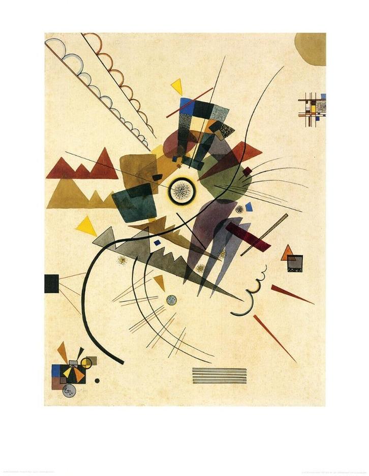 Wassily Kandinsky – Ringsum, Antiek en Kunst, Kunst | Litho's en Zeefdrukken, Verzenden