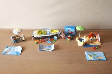 Playmobil - Strandvakantie (4 sets) - 4149 / 4862 / 6675 / 7 disponible aux enchères